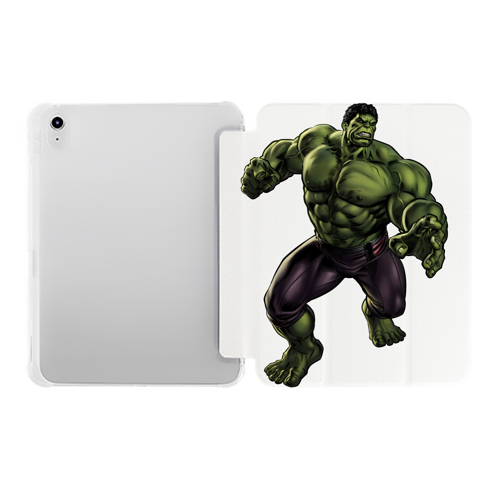 （画像用） アベンジャーズ The Avengers IPad ケース ペン収納付き 三つ折りスタンド PUレザー×シリコン 対応機種9.5/10.5/10.9インチ